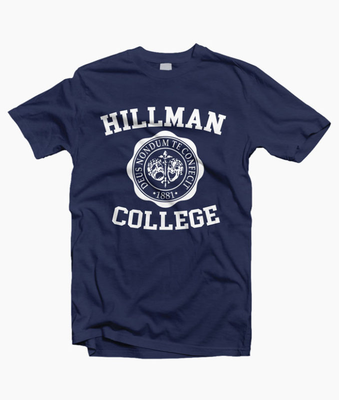 Hillman College Shirt Graphic Tees For Men Women