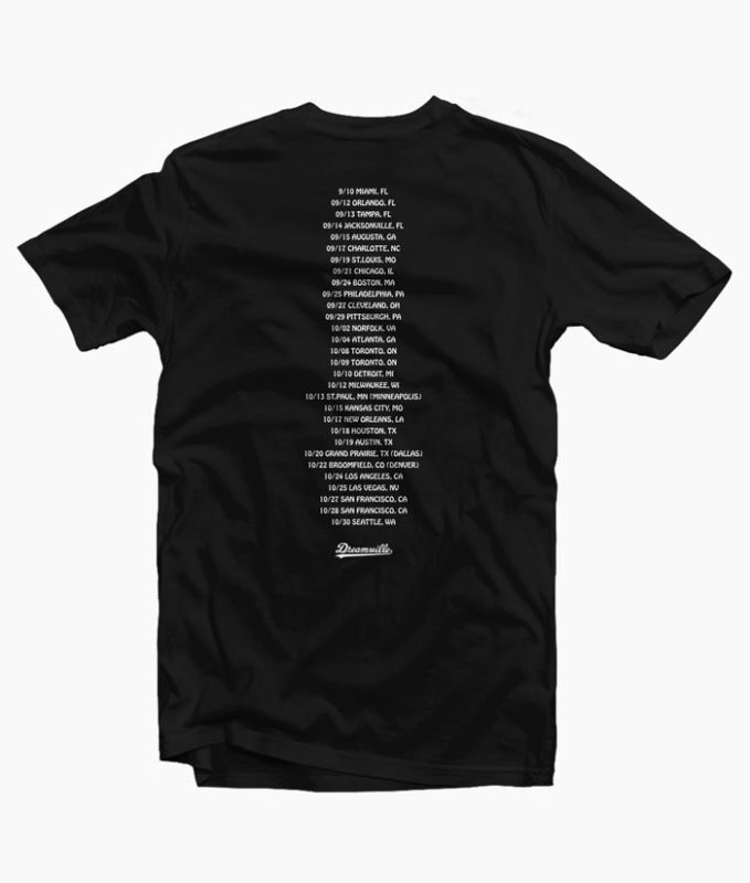 j cole tour t shirt