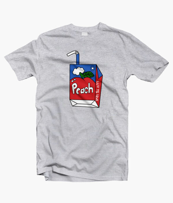 Peach T Shirt sport grey