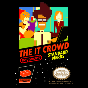 The IT Crowd NES Game T Shirt