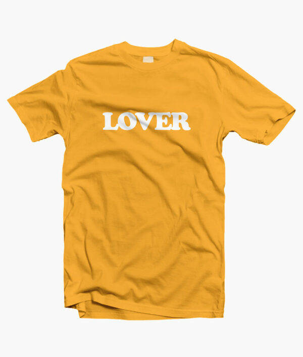 Lover T Shirt yellow gold