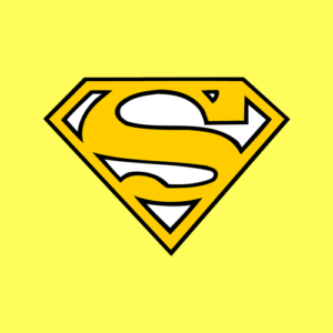 Superman T Shirt Yellow