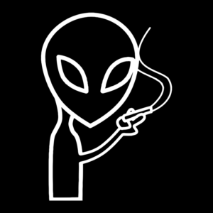 Smoking Alien T Shirt