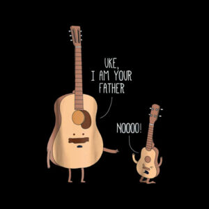 Uke I Am Your Father T Shirt Ukulele Guitar Music