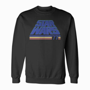 Star Wars Classic Retro Slanted Logo Striped '77 Sweatshirt