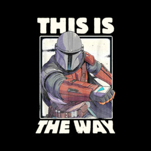 Star Wars The Mandalorian This Is The Way Retrato Camiseta T Shirt