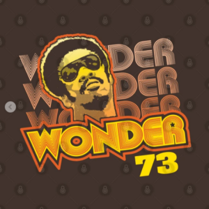 Stevie Wonder T-Shirt brown design